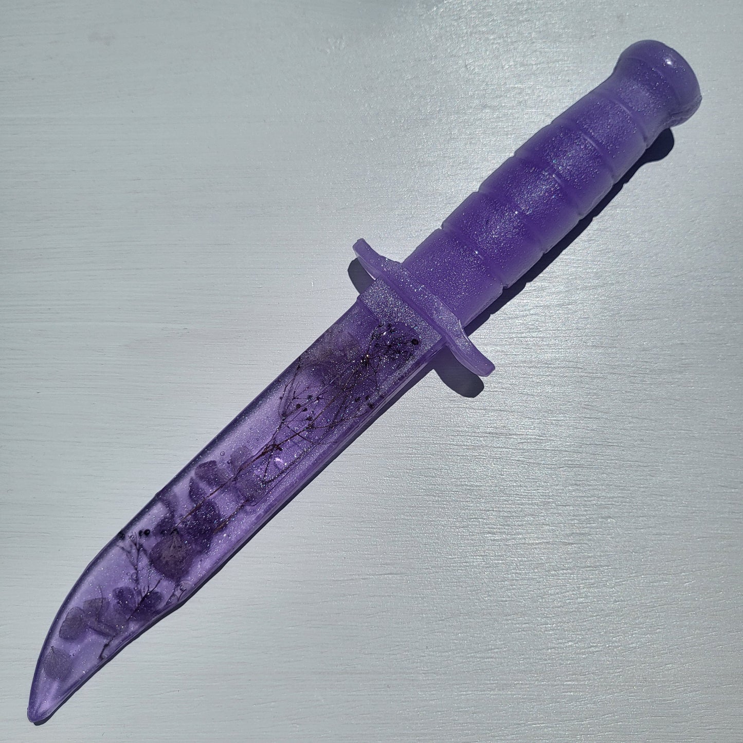 Purple Floral Resin Replica Tactical Piece