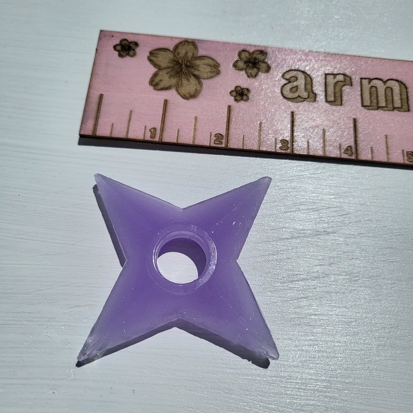 Purple Resin Replica Shuriken