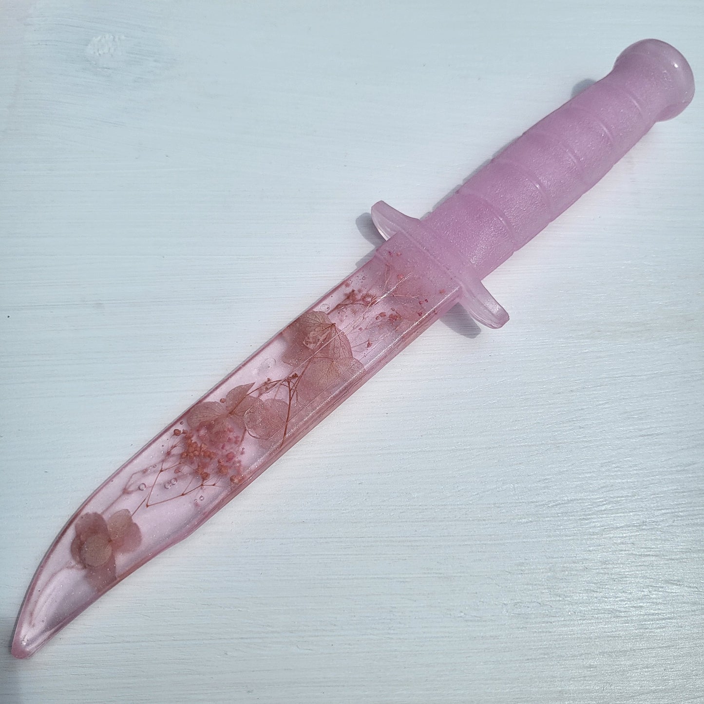 Light Pink Floral Resin Replica Tactical Piece