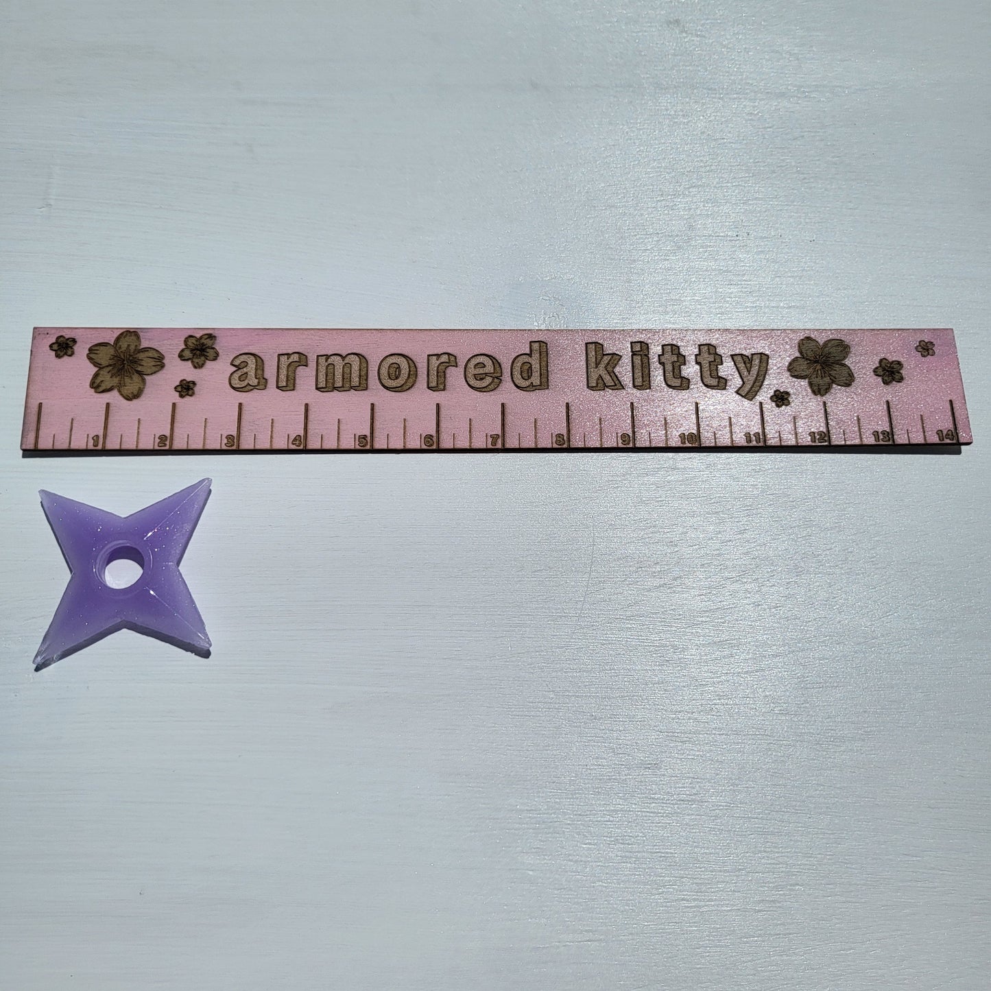 Purple Resin Replica Shuriken