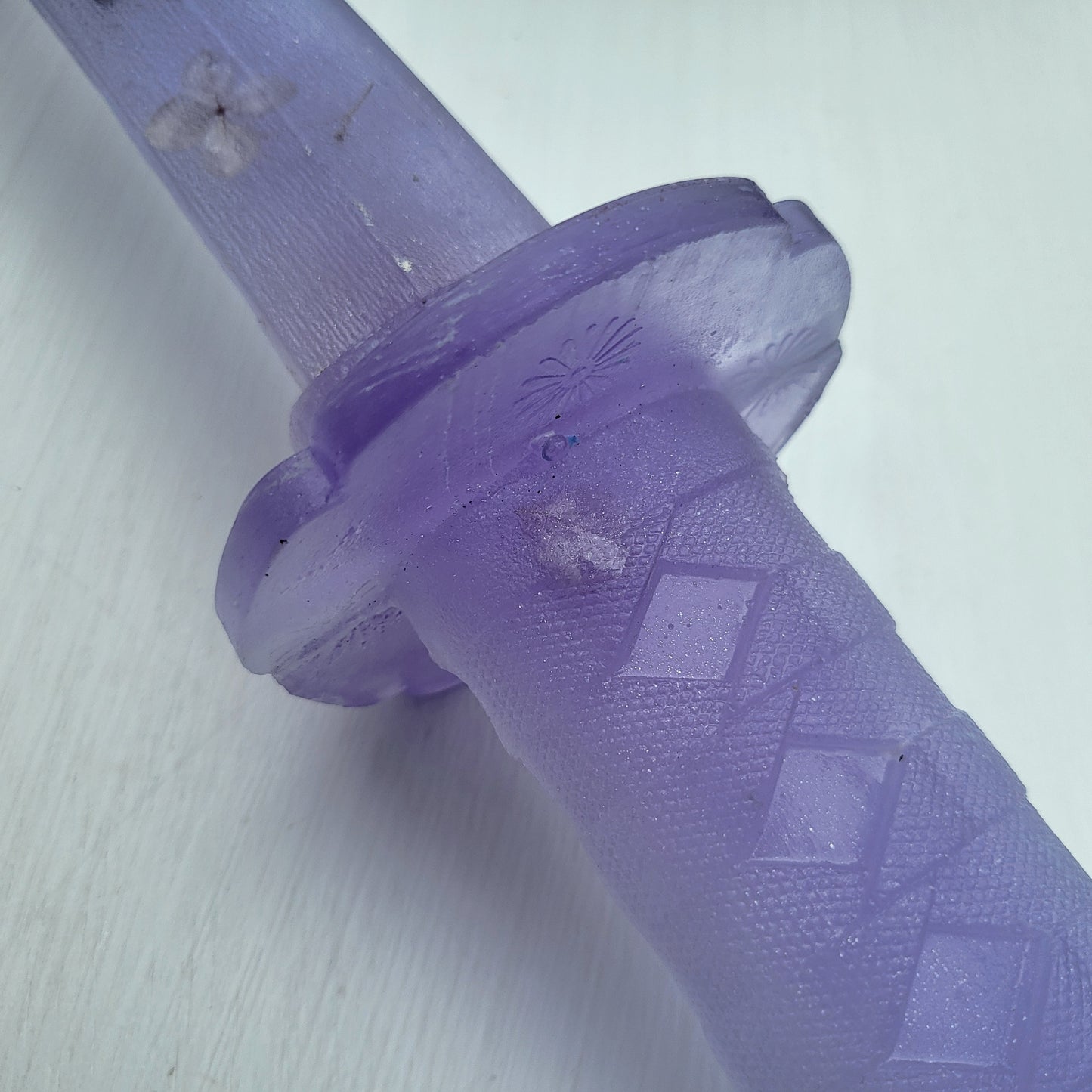 Purple Floral Resin Replica Japanese Piece