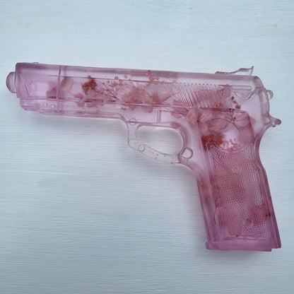 Pink Floral Resin Replica Piece