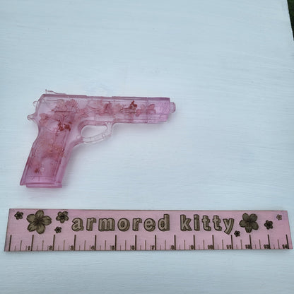 Pink Floral Resin Replica Piece