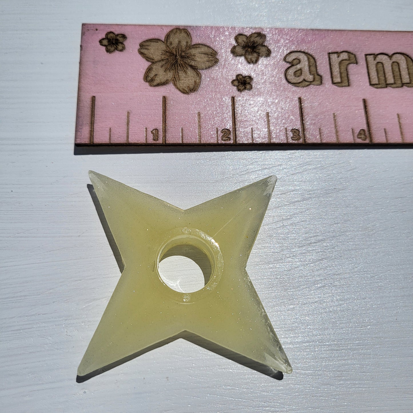 Yellow Resin Replica Shuriken