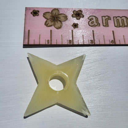 Yellow Resin Replica Shuriken