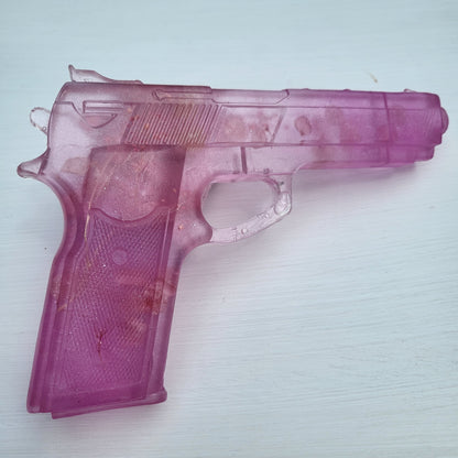 Dark Pink Floral Resin Replica Piece