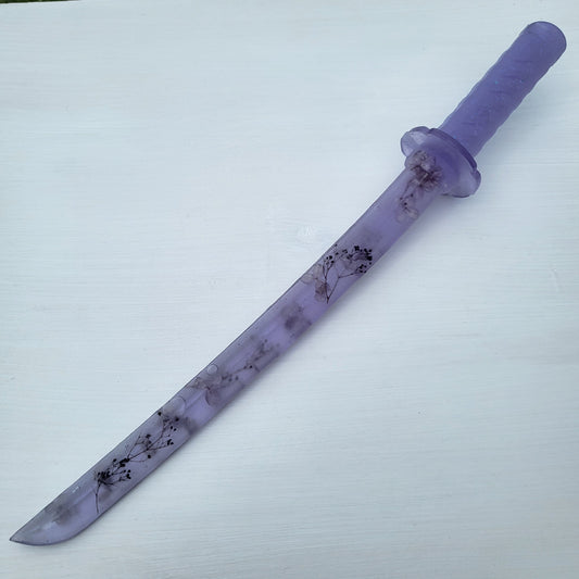 Purple Floral Resin Replica Japanese Piece