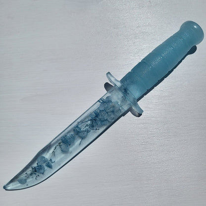 Light Blue Floral Resin Replica Tactical Piece