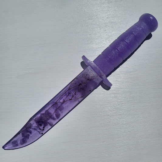 Purple Floral Resin Replica Tactical Piece