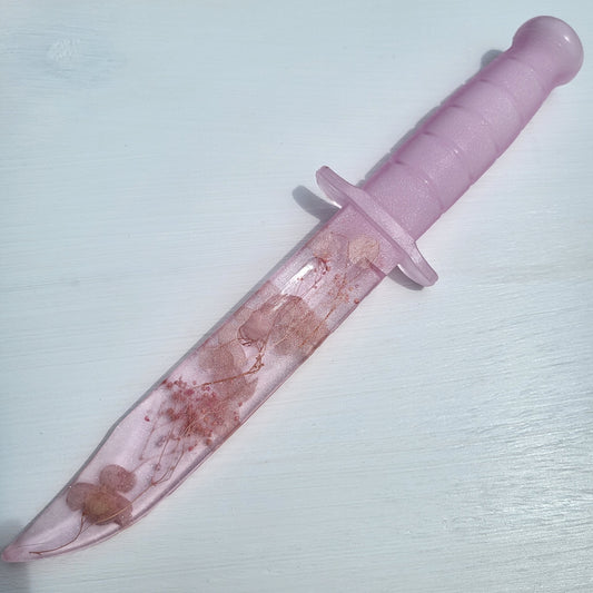 Light Pink Floral Resin Replica Tactical Piece